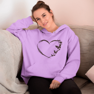 Hoodie Estampado – CORAZON MARIPOSAS